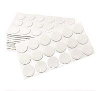 Adsamm® / 180 x deslizantes de Fieltro autoadhesivos/Blanco/ø 36 mm/Redondo/Deslizantes de Fieltro para Muebles de 3,5 mm de Grosor/Deslizantes para Muebles y Suelos