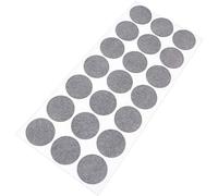 Adsamm® / 21 x almohadillas de fieltro / Ø 30 mm / gris / redondo / Protectores de suelo para patas de mueble / auto-adhesivos / con grosor de 1,5 mm de la máxima calidad