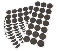 Adsamm® / 210 x almohadillas de fieltro / Ø 30 mm / marrón / redondo / Protectores de suelo para patas de mueble / auto-adhesivos / con grosor de 1,5 mm de la máxima calidad