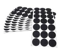Adsamm® / 210 x deslizantes de Fieltro autoadhesivos/Negro/ø 30 mm/Redondo/Deslizantes de Fieltro para Muebles de 3,5 mm de Grosor/Deslizantes para Muebles y Suelos