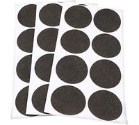 Adsamm® / 24 x Almohadillas de Fieltro/Ø 50 mm/marrón/Redondo/Protectores de Suelo para Patas de Mueble/Auto-Adhesivos/con Grosor de 1,5 mm de la máxima Calidad