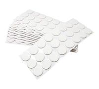 Adsamm® / 240 x deslizantes de Fieltro autoadhesivos/Blanco/ø 28 mm/Redondo/Deslizantes de Fieltro para Muebles de 3,5 mm de Grosor/Deslizantes para Muebles y Suelos