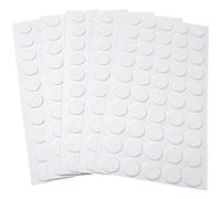 Adsamm® / 250 x almohadillas de fieltro / Ø 16 mm / blanco / redondo / Protectores de suelo para patas de mueble / auto-adhesivos / con grosor de 1,5 mm de la máxima calidad