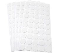 Adsamm® / 250 x almohadillas de fieltro / Ø 20 mm / blanco / redondo / Protectores de suelo para patas de mueble / auto-adhesivos / con grosor de 1,5 mm de la máxima calidad