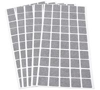 Adsamm® / 250 x almohadillas de fieltro / 20x20 mm / gris / redondo / Protectores de suelo para patas de mueble / auto-adhesivos / con grosor de 1,5 mm de la máxima calidad