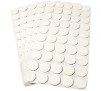 Adsamm® / 250 x deslizantes de Fieltro autoadhesivos/Blanco/ø 22 mm/Redondo/Deslizantes de Fieltro para Muebles de 3,5 mm de Grosor/Deslizantes para Muebles y Suelos