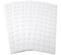 Adsamm® / 300 x almohadillas de fieltro / Ø 14 mm / blanco / redondo / Protectores de suelo para patas de mueble / auto-adhesivos / con grosor de 1,5 mm de la máxima calidad