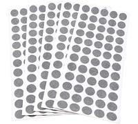 Adsamm® / 300 x almohadillas de fieltro / Ø 14 mm / gris / redondo / Protectores de suelo para patas de mueble / auto-adhesivos / con grosor de 1,5 mm de la máxima calidad