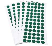 Adsamm® / 300 x almohadillas de fieltro / Ø 14 mm / verde / redondo / Protectores de suelo para patas de mueble / auto-adhesivos / con grosor de 1,5 mm de la máxima calidad
