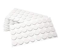 Adsamm® / 320 x deslizantes de Fieltro autoadhesivos/Blanco/ø 26 mm/Redondo/Deslizantes de Fieltro para Muebles de 3,5 mm de Grosor/Deslizantes para Muebles y Suelos