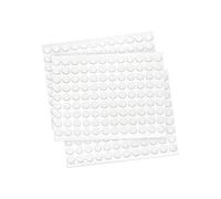 Adsamm® / 324 x Almohadillas Antideslizantes Autoadhesivas de Caucho Celular EPDM/ø 10 mm/Blanco/Redondo/Deslizantes Antideslizantes de 2,5 mm de Espesor