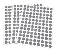 Adsamm® / 324 x almohadillas de fieltro / Ø 10 mm / gris / redondo / Protectores de suelo para patas de mueble / auto-adhesivos / con grosor de 1,5 mm de la máxima calidad