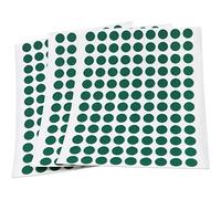 Adsamm® / 324 x almohadillas de fieltro / Ø 10 mm / verde / redondo / Protectores de suelo para patas de mueble / auto-adhesivos / con grosor de 1,5 mm de la máxima calidad