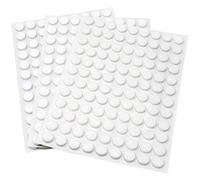Adsamm® / 324 x deslizantes de Fieltro autoadhesivos/Blanco/ø 10 mm/Redondo/Deslizantes de Fieltro para Muebles de 3,5 mm de Grosor/Deslizantes para Muebles y Suelos