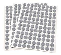 Adsamm® / 324 x deslizantes de Fieltro autoadhesivos/Gris/ø 10 mm/Redondo/Deslizantes de Fieltro para Muebles de 3,5 mm de Grosor/Deslizantes para Muebles y Suelos