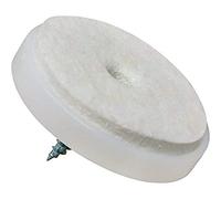 Adsamm® / 4 x Almohadillas con tornillo / Ø 40 mm / blanco / redondas / Patas de muebles con tornillo de la máxima calidad de Adsamm®
