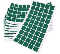 Adsamm® / 500 x almohadillas de fieltro / 20x20 mm / verde / redondo / Protectores de suelo para patas de mueble / auto-adhesivos / con grosor de 1,5 mm de la máxima calidad