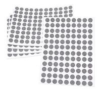 Adsamm® / 540 x almohadillas de fieltro / Ø 10 mm / gris / redondo / Protectores de suelo para patas de mueble / auto-adhesivos / con grosor de 1,5 mm de la máxima calidad