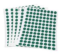 Adsamm® / 540 x almohadillas de fieltro / Ø 10 mm / verde / redondo / Protectores de suelo para patas de mueble / auto-adhesivos / con grosor de 1,5 mm de la máxima calidad