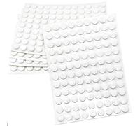 Adsamm® / 540 x deslizantes de fieltro autoadhesivos/Blanco/ø 10 mm/Redondo/Deslizantes de fieltro para muebles de 3,5 mm de grosor/Deslizantes para muebles y suelos