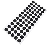 Adsamm® / 60 x Almohadillas de Fieltro/Ø 14 mm/Negro/Redondo/Protectores de Suelo para Patas de Mueble/Auto-Adhesivos/con Grosor de 1,5 mm de la máxima Calidad