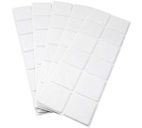 Adsamm® / 60 x deslizantes de Fieltro autoadhesivos/Blanco / 40x40 mm/Cuadrado/Deslizantes de Fieltro para Muebles de 3,5 mm de Grosor/Deslizantes para Muebles y Suelos