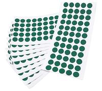 Adsamm® / 600 x almohadillas de fieltro / Ø 14 mm / verde / redondo / Protectores de suelo para patas de mueble / auto-adhesivos / con grosor de 1,5 mm de la máxima calidad