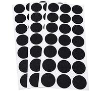 Adsamm® / 63 x Almohadillas de Fieltro/Ø 30 mm/Negro/Redondo/Protectores de Suelo para Patas de Mueble/Auto-Adhesivos/con Grosor de 1,5 mm de la máxima Calidad