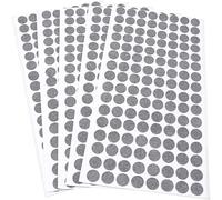 Adsamm® / 640 x Almohadillas de Fieltro/Ø 12 mm/Gris/Redondo/Protectores de Suelo para Patas de Mueble/Auto-Adhesivos/con Grosor de 1,5 mm de la máxima Calidad