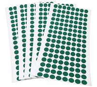 Adsamm® / 640 x almohadillas de fieltro / Ø 12 mm / verde / redondo / Protectores de suelo para patas de mueble / auto-adhesivos / con grosor de 1,5 mm de la máxima calidad