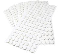 Adsamm® / 640 x deslizantes de Fieltro autoadhesivos/Blanco/ø 12 mm/Redondo/Deslizantes de Fieltro para Muebles de 3,5 mm de Grosor/Deslizantes para Muebles y Suelos