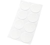 Adsamm® / 8 x almohadillas de fieltro / Ø 60 mm / blanco / redondo / Protectores de suelo para patas de mueble / auto-adhesivos / con grosor de 1,5 mm de la máxima calidad