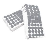 Adsamm® / 880 x almohadillas de fieltro / gris / diferentes tamaños / Ø 28 mm / Ø 20 mm / 25x25 mm / Protectores de suelo para patas de mueble / auto-adhesivos / con grosor de 3,5 mm de la máxima calidad