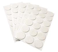 Adsamm® / 90 x deslizantes de Fieltro autoadhesivos/Blanco/ø 36 mm/Redondo/Deslizantes de Fieltro para Muebles de 3,5 mm de Grosor/Deslizantes para Muebles y Suelos