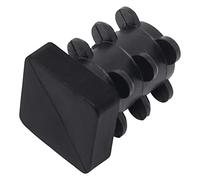 Adsamm INS-R-BL-1616-4 4 Tapones de láminas, Negro, 16x16 mm