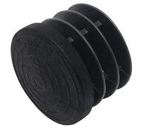 Adsamm INS-R-BL-32-32 32 Tapones de lámina, Negro, Ø 28-30 mm