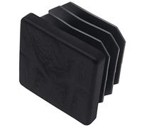Adsamm INS-R-BL-4040-100 100 Tapones de lámina, Negro, 40x40 mm