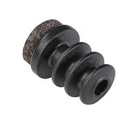 Adsamm INS-R-F-BL-16-16 INS-R-F-BL-16 - Tapones de láminas con fieltro, color negro, diámetro de 16 mm