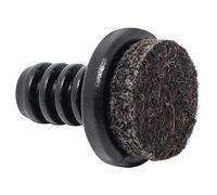 Adsamm INS-R-F-BL-17-16 INS-R-F-BL-17 - Tapones para láminas con fieltro, color negro, diámetro de 17 mm