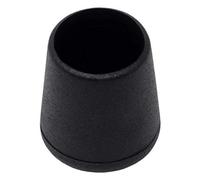 Adsamm LG-BL-16-100 Adsamm-100 Tapas para Patas de sillas, Negro, Ø 16-17 mm