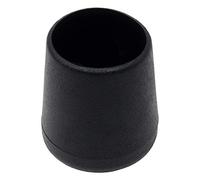 Adsamm LG-BL-20-32 Adsamm-32 Protectores para Patas de Silla, Negro, Ø 20-21 mm