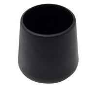 Adsamm LG-BL-32-16 Adsamm-16 Tapas Almohadillas Patas Sillas, Negro, Ø 32-33 mm