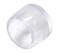 Adsamm LG-TR-16-100 100 Tapas para Patas de Silla, Transparente, Ø 16 mm