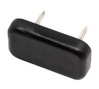Adsamm PG-2N-BL-1830-4 PG-2N-BL-1830 - Protectores de plástico con clavo (18 x 30 mm), color negro