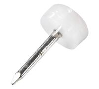 Adsamm PG-N-WH-10-4 PG-N-WH-10 - Protectores de plástico con clavo, 4 unidades, 10 mm de diámetro, color blanco