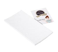 Adsamm® / Placas Auto-Adhesivas de Fieltro recortables / 100x200 mm/Blanco/rectangulares/Almohadillas de Fieltro/Protectores de Suelo para Patas de Mueble/Grosor de 3,5 mm de la máxima Calidad