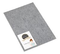 Adsamm® / placas auto-adhesivas de fieltro recortables / 200x300 mm / gris / rectangulares / almohadillas de fieltro / protectores de suelo para patas de mueble / grosor de 3,5 mm de la máxima calidad
