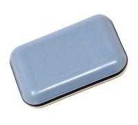 Adsamm PTFE-50-SA-GR-2434-100 100 Deslizadores de PTFE, Gris y Azul, 24x34 mm