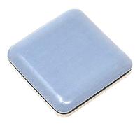 Adsamm PTFE-50-SA-GR-3030-100 100 Deslizadores de PTFE, Gris y Azul, 30x30 mm