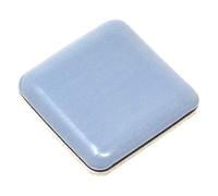 Adsamm PTFE-50-SA-GR-3030-32 32 Deslizadores PTFE, Gris y Azul, 30x30 mm